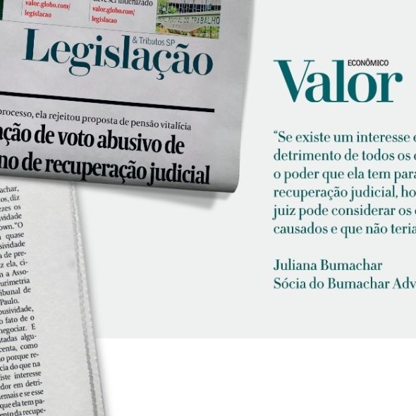 Tribunal derruba acusação de voto abusivo de credora contrária a plano de recuperação judicial.