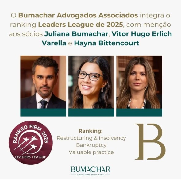 Bumachar Advogados Associados integra o Ranking Leaders League de 2025