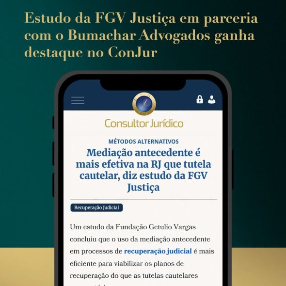 Mediação antecedente é mais efetiva na RJ que tutela cautelar, diz estudo da FGV Justiça